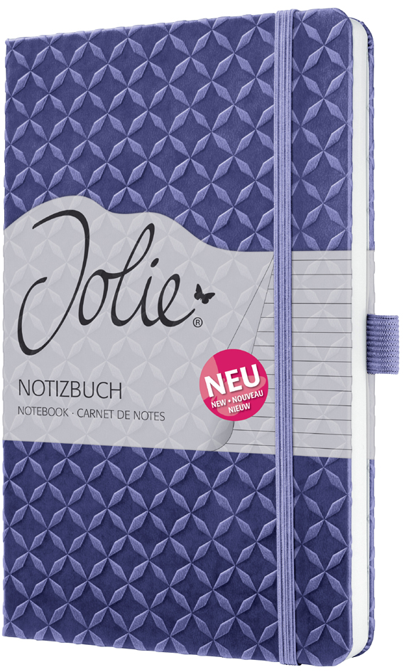sigel Notizbuch Jolie Flair, Kunstleder, DIN A5, lila von Sigel