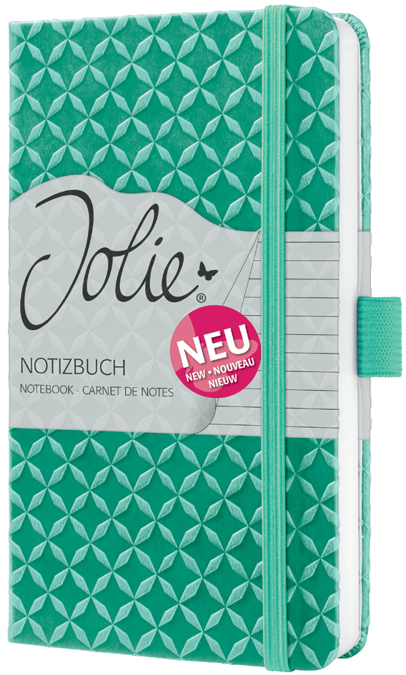 sigel Notizbuch Jolie Flair, Kunstleder, DIN A6, mintgrün von Sigel