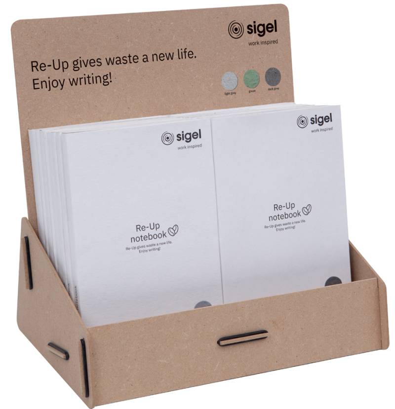 sigel Notizbuch Re-Up, DIN A5, Display von Sigel