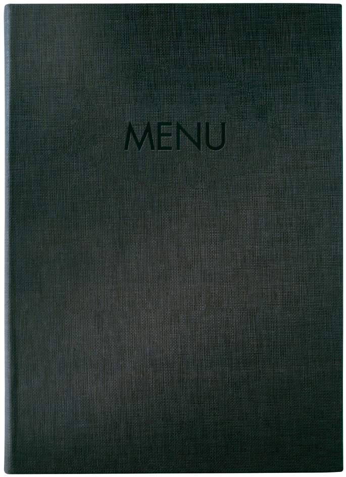 sigel Speisekarten-Mappe MENU, DIN A4, anthrazit von Sigel