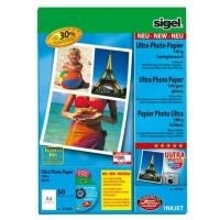 Sigel Ultra IP639 - Glänzend - A4 (210 x 297 mm) - 190 g/m² - 50 Blatt Fotopapier (IP639) von Sigel