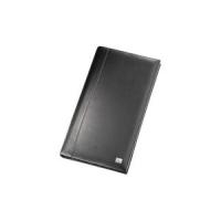 sigel Visitenkarten-Ringbuch Torino, Nappaleder, schwarz für 160 Visitenkarten bis 90 x 58 mm, mit Register von A-Z (VZ204) von Sigel