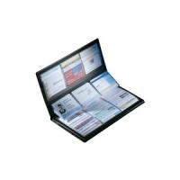 sigel Visitenkarten-Sammler, schwarz, matt Visitenkarten-Album für 288 Visitenkarten bis 90 x 58 mm (VZ175) von Sigel