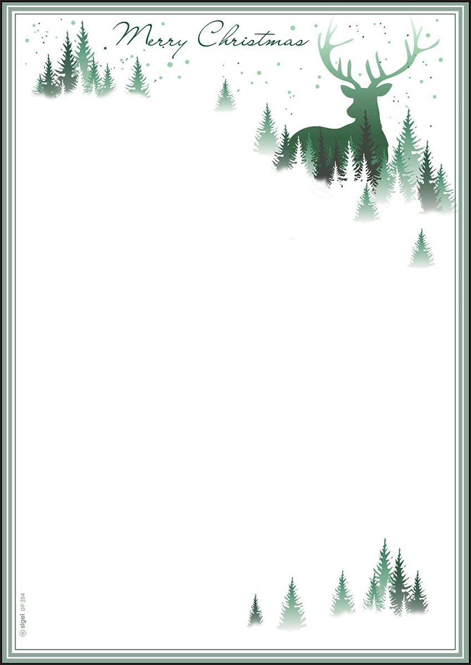 sigel Weihnachts-Motiv-Papier , Christmas Forest, , A4 von Sigel