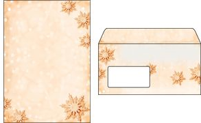 sigel Weihnachts-Motiv-Papier Golden Snowflake, A4, 90 g/qm Feinpapier mit gelb-goldenen Schneeflocken, - 1 Stück (DP234) von Sigel