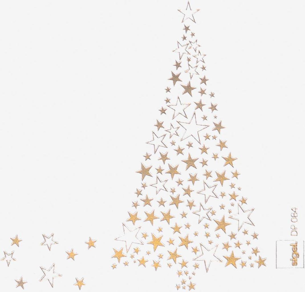 sigel Weihnachts-Motiv-Papier Golden Tree, A4, 90 g/qm Feinpapier, für Inkjet/Laser/Kopierer - 1 Stück (DP084) von Sigel