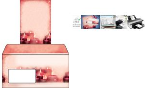 sigel Weihnachts-Motiv-Papier Red Candlelight, A4, 90 g/qm Feinpapier, für Inkjet-, Laserdrucker und Kopierer, - 1 Stück (DP138) von Sigel