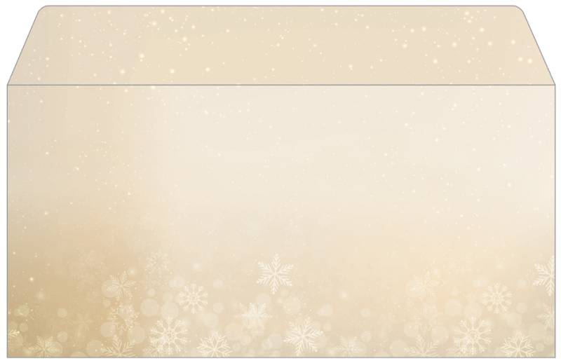 sigel Weihnachts-Motiv-Umschlag , Golden Christmas Night, von Sigel