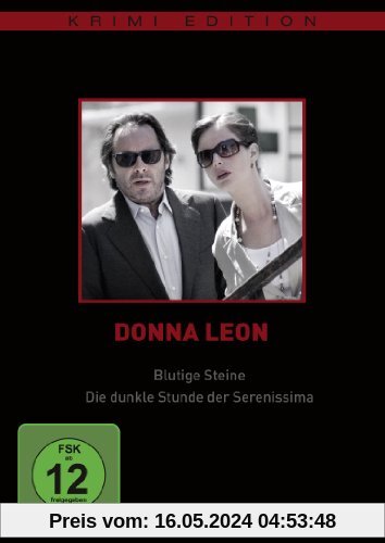 Donna Leon - Blutige Steine / Die dunkle Stunde der Serenissima (Krimi-Edition) von Sigi Rothemund