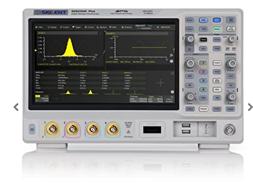 SIGLENT Serie SDS2000X Plus Digitales Phosphor-Oszilloskop, 4 Kanäle, 100 MHz, Bandbreite, 200 MP Speichertiefe, 10,1 Zoll Monitor von Siglent