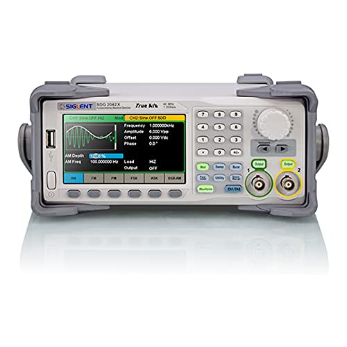 Siglent Technologies SDG2042X Arbiträre Wellenform-Funktionsgeneratoren, 40 MHz, Grau Siglent Technologies SDG2042X Arbiträre Wellenform-Funktionsgeneratoren, 40 MHz, Grau von Siglent