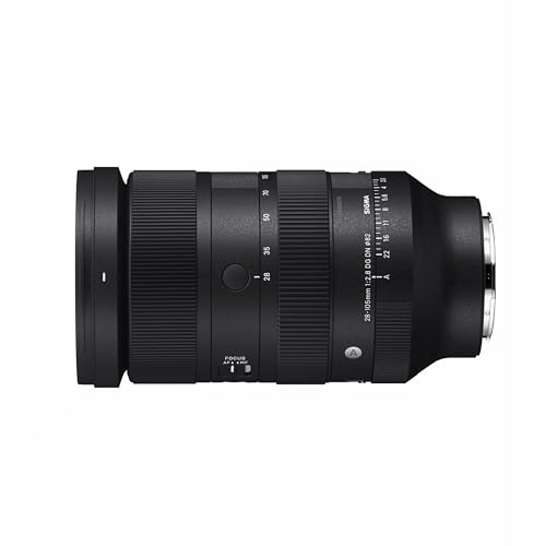Sigma 28-105 mm F2.8 DG DN für L-Mount, Schwarz, Optische Zoomlinse, Leica L von Sigma