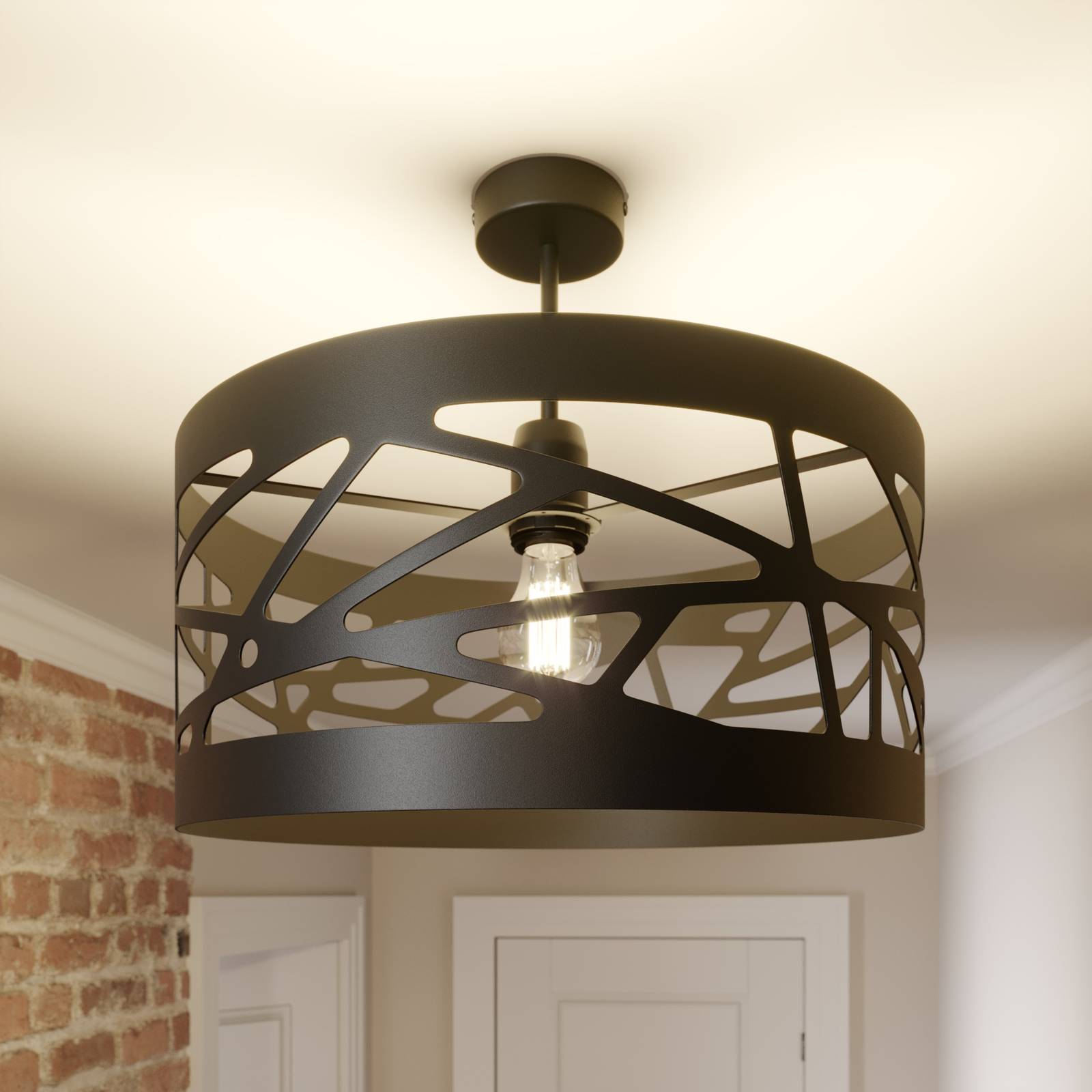 Deckenlampe Modul Frez Musterschirm Ø39cm schwarz Deckenlampe Modul Frez Musterschirm Ø39cm schwarz von Sigma