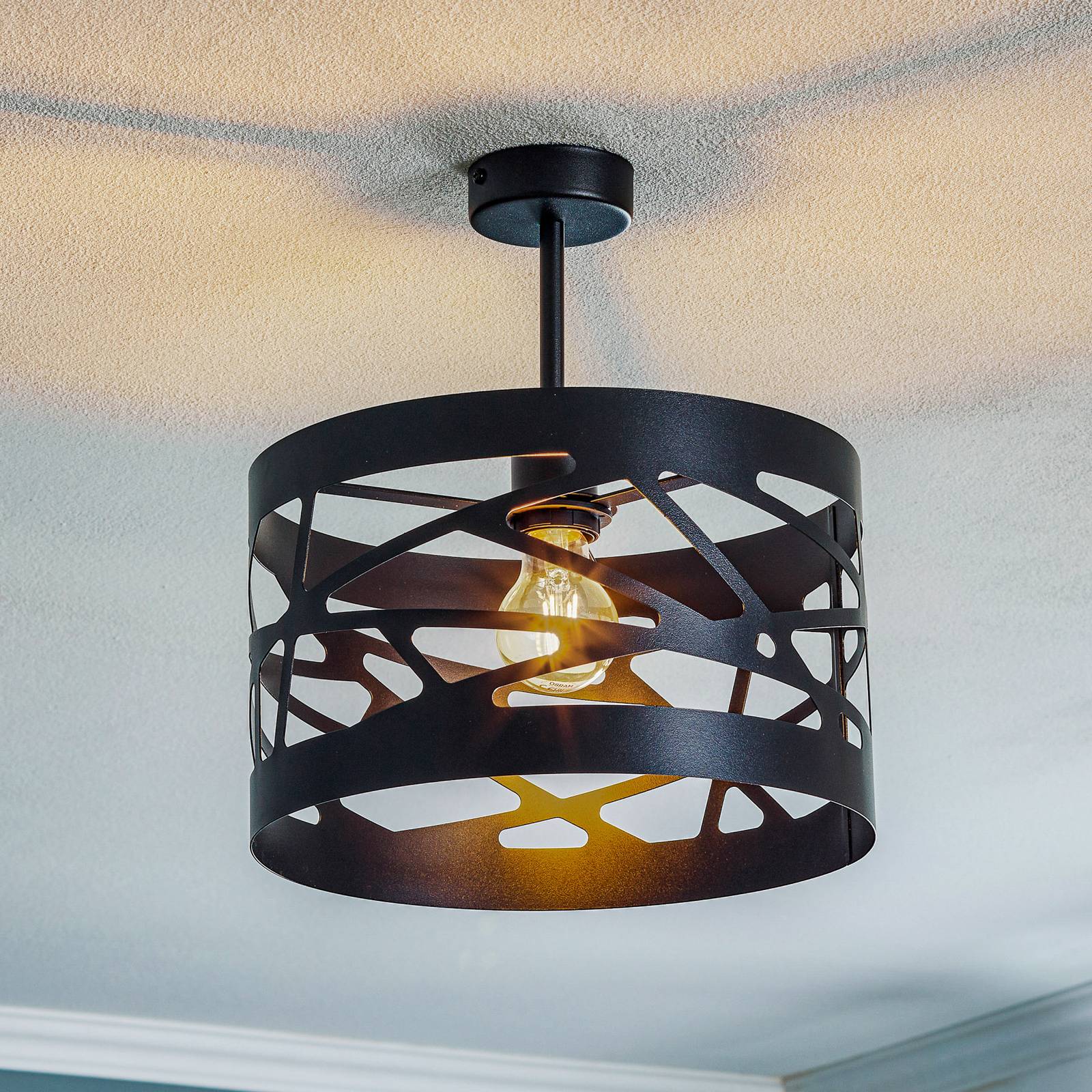 Deckenleuchte Modul Frez Ø 30 cm, schwarz Deckenleuchte Modul Frez Ø 30 cm, schwarz von Sigma