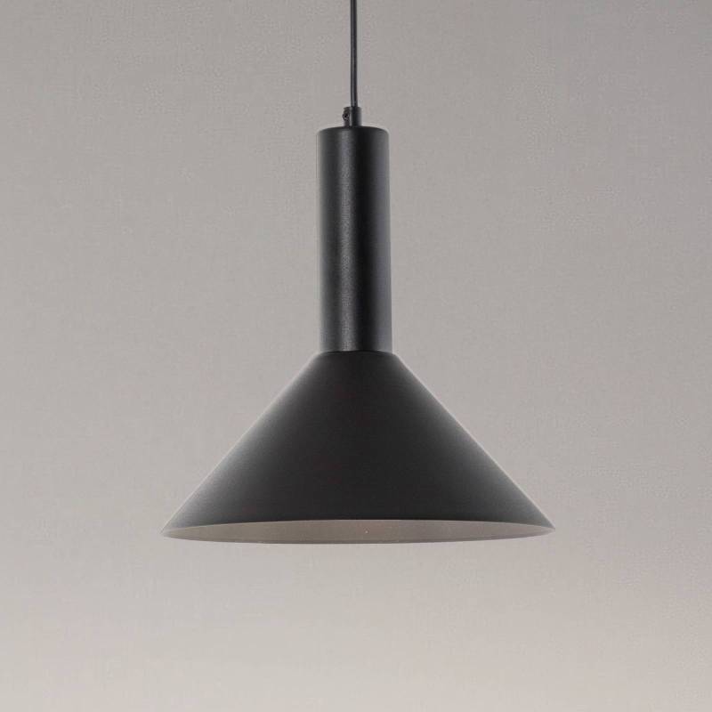 Hängeleuchte Vitrum cone, schwarz, Metall, Ø 26 cm, E27 von Sigma