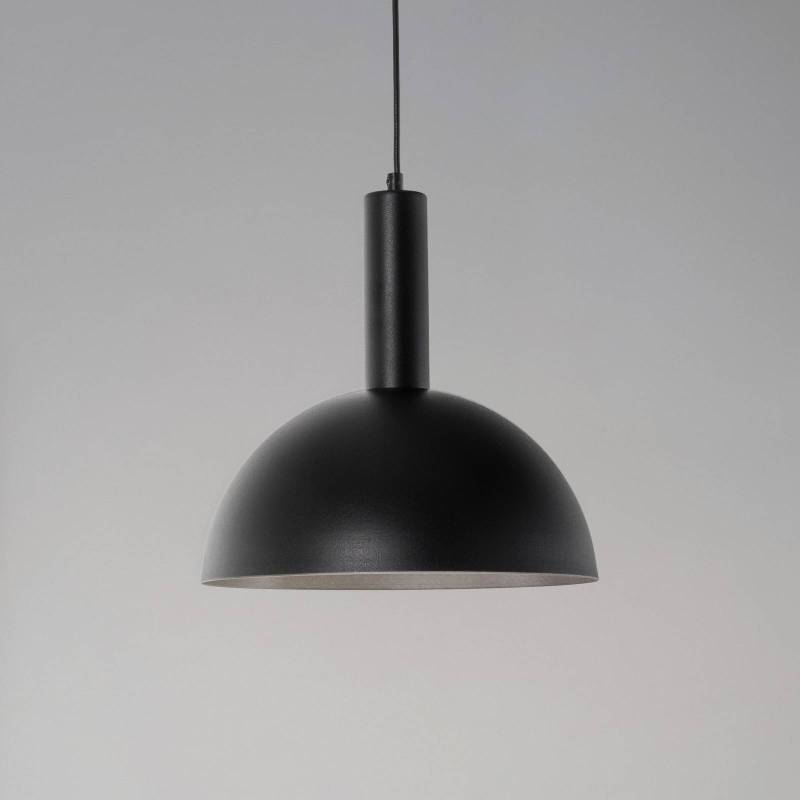 Hängeleuchte Vitrum cupola M, schwarz, halbrund, Ø 30 cm von Sigma