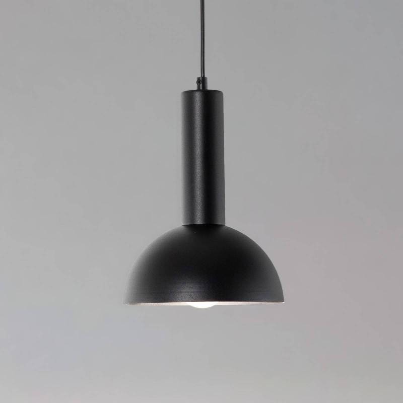 Hängeleuchte Vitrum cupola S, schwarz, halbrund, Ø 19 cm von Sigma