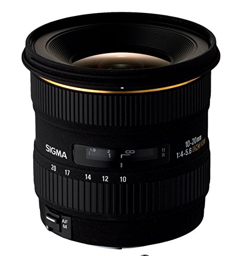 Sigma 10-20 mm F4,0-5,6 EX DC HSM-Objektiv (77 mm Filtergewinde) für Canon Objektivbajonett von Sigma