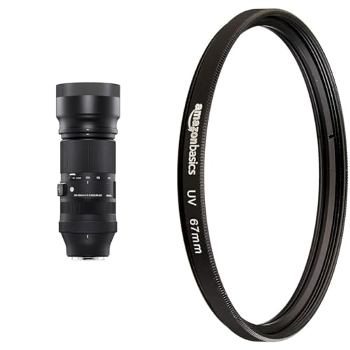 Sigma 100-400 F5-6,3 DG DN OS Contemporary Objektiv für Sony-E Objektivbajonett & Amazon Basics UV-Sperrfilter - 67mm Sigma 100-400 F5-6,3 DG DN OS Contemporary Objektiv für Sony-E Objektivbajonett & Amazon Basics UV-Sperrfilter - 67mm von Sigma