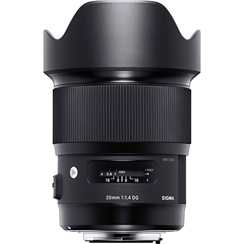 Sigma 20mm F1,4 DG HSM Art Objektiv für SIGMA SD/DP Kameras mit SIGMA SA Mount Objektivbajonett von Sigma