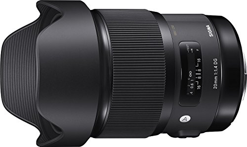 Sigma 20mm F1,4 DG HSM Art Objektiv für SIGMA SD/DP Kameras mit SIGMA SA Mount Objektivbajonett von Sigma