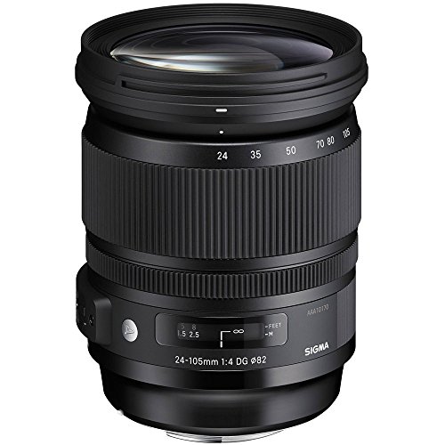 Sigma 24-105mm F4,0 DG OS HSM Art Objektiv für Nikon F Objektivbajonett von Sigma