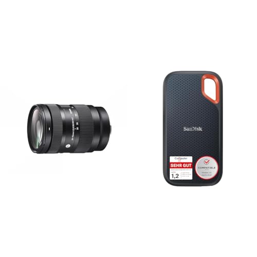 Sigma 28-70mm F2.8 DG DN Contemporary Objektiv für Sony-E Mount & SanDisk Extreme Portable SSD 2 TB von Sigma
