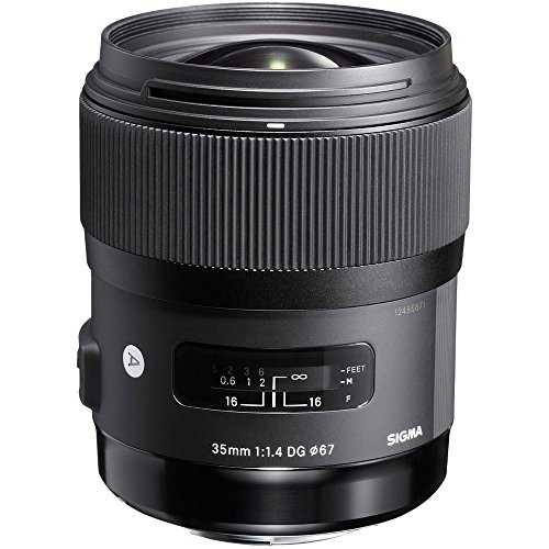 Sigma 35mm F1,4 DG HSM Art Objektiv (67mm Filtergewinde) für Sony A-Objektivbajonett von Sigma