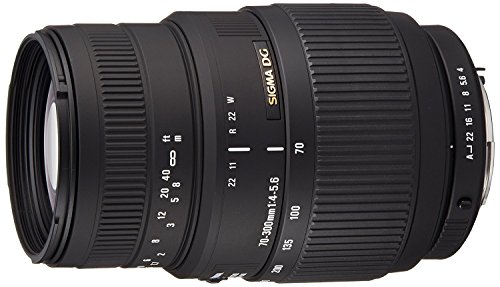 Sigma 70-300 mm F4,0-5,6 DG Makro-Objektiv (58 mm Filtergewinde) für Pentax Objektivbajonett von Sigma