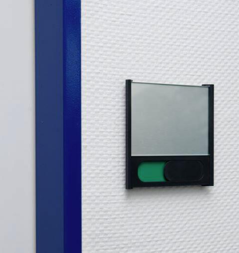 SignSystems® Türschild 15,4 x 15,4 cm schwarz von SignSystems®