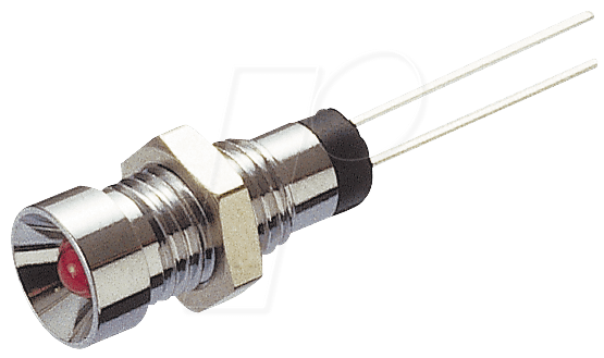 LED 103 I GE - LED, bedrahtet, 3 mm, gelb, Innenrefl., Ø6 mm, 15 mcd von Signal Construct