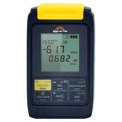Signal fire Optisches Leistungsmessgerät Rotes Licht All-in-One OPM professionelles wiederaufladbares Niveau mit Faserstift 4-in-1 20 Milliwatt multifunktionales optisches Netzwerk Dämpfungsmessgerät Signal fire Optisches Leistungsmessgerät Rotes Licht All-in-One OPM professionelles wiederaufladbares Niveau mit Faserstift 4-in-1 20 Milliwatt multifunktionales optisches Netzwerk Dämpfungsmessgerät von Signal fire