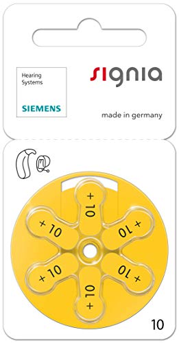 120 Stück (20 Blister) Siemens Signia Typ 10 Hörgerätebatterie Zinc Air P10 PR70 ZL4 mit 2 Stück LUXTOR® Reinigungstücher für Hörgeräte und Otoplastiken von Signia