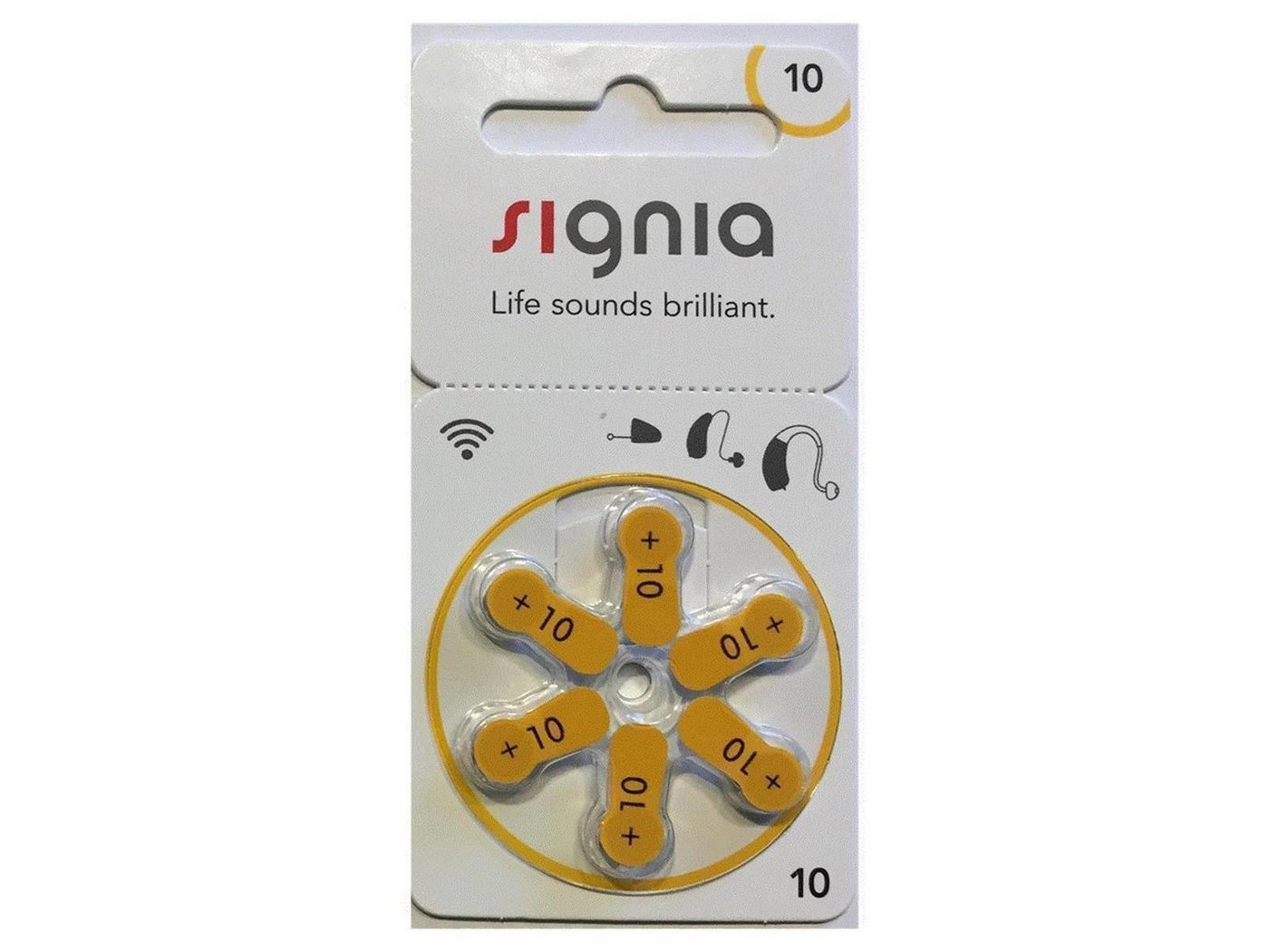Signia Signia Hörgeräte Batterien 10er 10 Blister Knopfzelle Signia Signia Hörgeräte Batterien 10er 10 Blister Knopfzelle von Signia