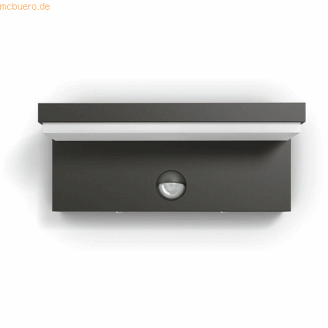 Signify Philips Bustan IR LED Wandleuchte Anthrazit 1000lm Signify Philips Bustan IR LED Wandleuchte Anthrazit 1000lm von Signify