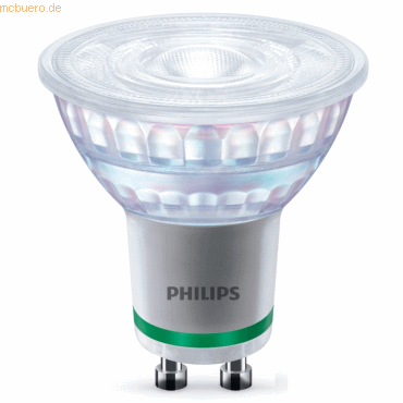 Signify Philips Classic LED-A-Label Lampe 50W GU10 Klar Warmws 3er P von Signify