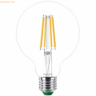 Signify Philips Classic LED-A-Label Lampe 60W E27 klar warmweiß Globe von Signify