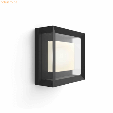 Signify Philips HUE Econic LED Wandleuchte, quadratisch, schwarz Signify Philips HUE Econic LED Wandleuchte, quadratisch, schwarz von Signify