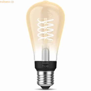 Signify Philips Hue White E27 Filament ST64 550lm von Signify