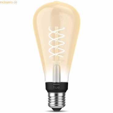 Signify Philips Hue White E27 Filament ST72 Giant Edison 550lm 1er P von Signify