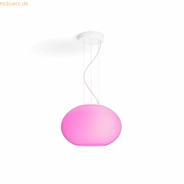 Signify Philips Hue White&Col. Amb. Flourish Pendelleu weiß 3000lm von Signify