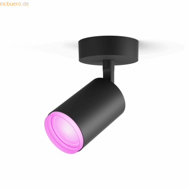 Signify Philips Hue White&Col. Amb. Fugato Spot 1flg. schwarz 1x4.2W Signify Philips Hue White&Col. Amb. Fugato Spot 1flg. schwarz 1x4.2W von Signify