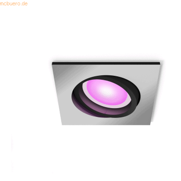 Signify Philips Hue White&Col. Amb.Centura Einbausp eckig alum 1x4.2W Signify Philips Hue White&Col. Amb.Centura Einbausp eckig alum 1x4.2W von Signify