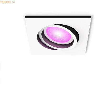 Signify Philips Hue White&Col. Amb.Centura Einbausp eckig weiß 1x4.2W Signify Philips Hue White&Col. Amb.Centura Einbausp eckig weiß 1x4.2W von Signify
