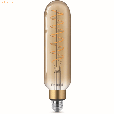 Signify Philips LED Lampe Vintage XL-Stab 40W E27 dimmbar gold 1er Signify Philips LED Lampe Vintage XL-Stab 40W E27 dimmbar gold 1er von Signify