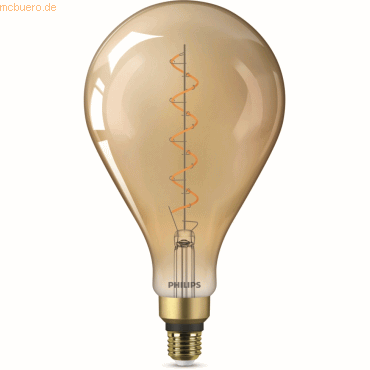Signify Philips LED Lampe Vintage XL-Standard 25W E27 non-dim gold 1er von Signify