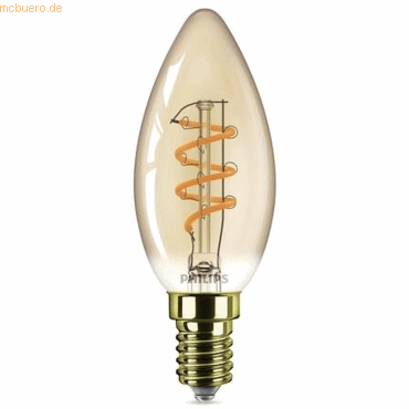 Signify Philips LED classic Dekolampe Gold 25W E14 warmweiß Kerze dim Signify Philips LED classic Dekolampe Gold 25W E14 warmweiß Kerze dim von Signify