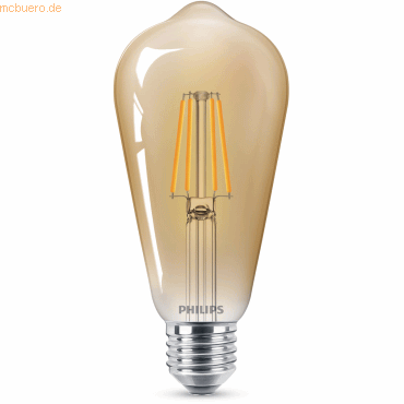 Signify Philips LED classic Dekolampe Gold 35W E27 warmweiß Kolben von Signify