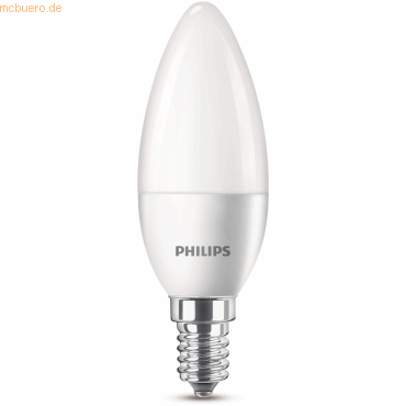 Signify Philips LED classic Lampe 40W E14 Kerze 470lm matt 4er P von Signify