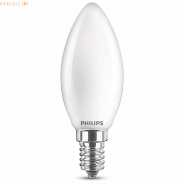 Signify Philips LED classic Lampe 40W E14 Kerze Warmw 470lm matt 3erP von Signify